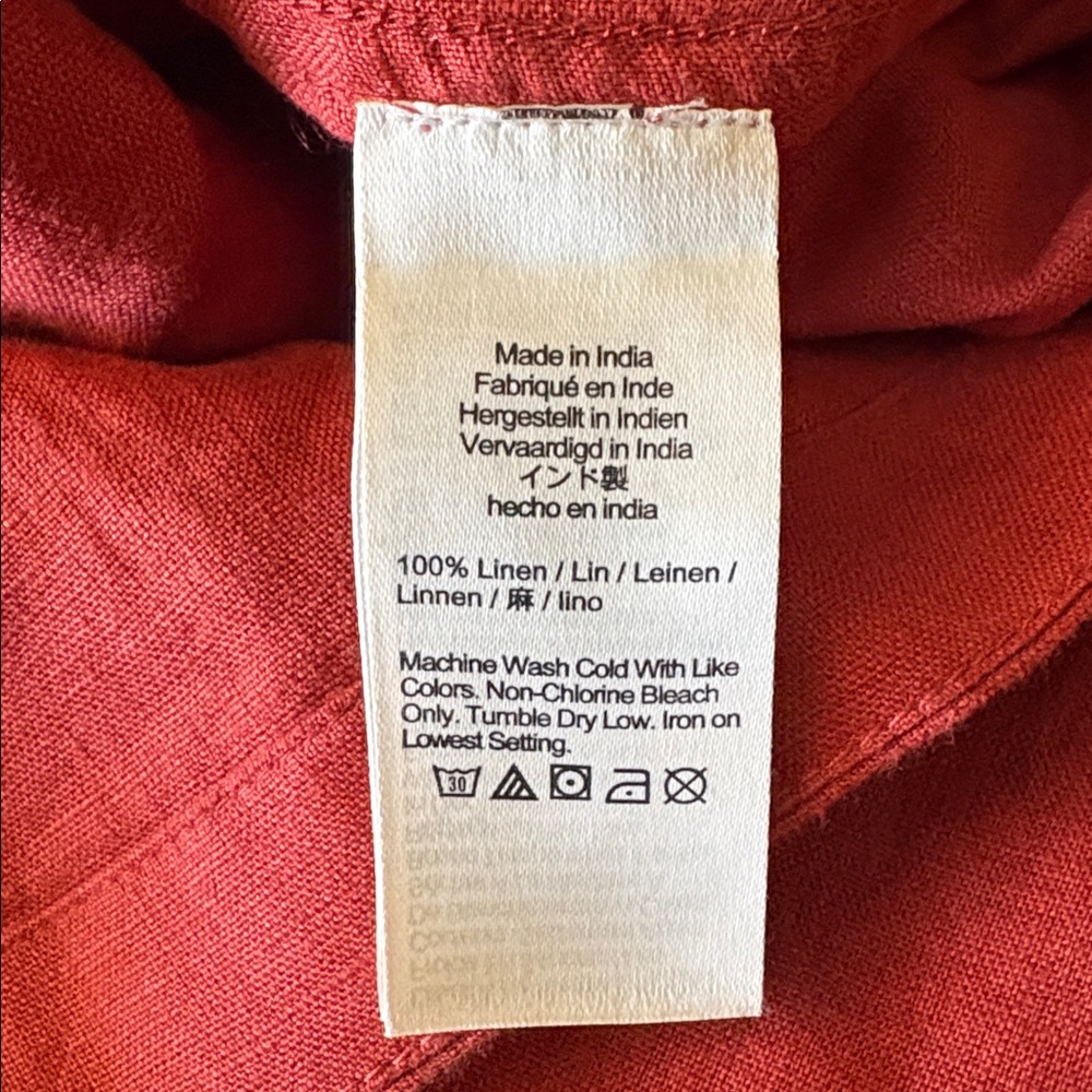 NWT J. Crew Cabana Dress in Linen Size Large Tall - Picture 10 of 11